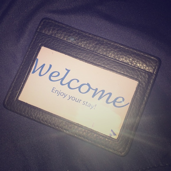 Express Genuine leather credit card holder - Picture 2 of 2